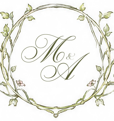 M and A monogram
